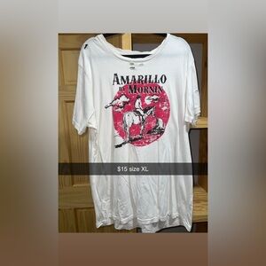 Amarillo By Mornin' White Graphic T-Shirt